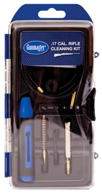 Picture of Dac Gunmaster Cleaning Kit 17 Cal Rifle/14 Pieces Black/Blue 