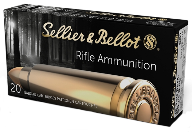 Picture of Sellier & Bellot Rifle 22-250 Rem 55 Gr Sierra Gameking Boat-Tail Soft Point (Btsp) 20 Bx/ 25 Cs 