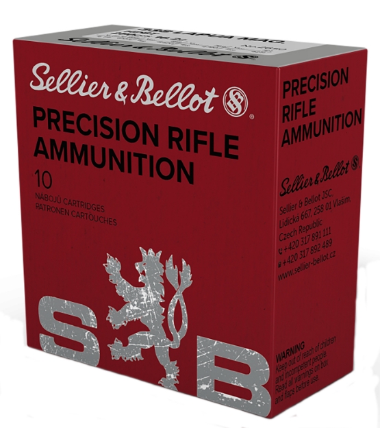 Picture of Sellier & Bellot Rifle 338 Lapua Mag 250 Gr 2848 Fps Hollow Point Boat-Tail (Hpbt) 10 Bx/10 Cs 