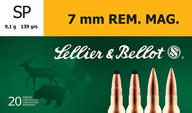 Picture of Sellier & Bellot Rifle 7Mm Rem Mag 140 Gr 3143 Fps Soft Point (Sp) 20 Bx/20 Cs 