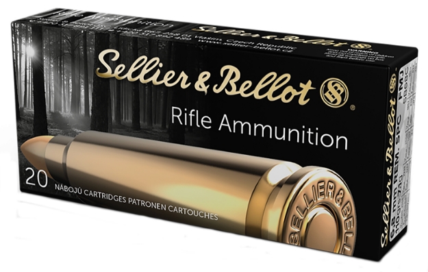 Picture of Sellier & Bellot Rifle 6.8Mm Rem Spc 110 Gr 2556 Fps Full Metal Jacket (Fmj) 20 Bx/50 Cs 