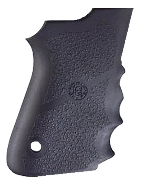 Picture of Hogue Rubber Grip Black Rubber With Finger Grooves For S&W 6906, Shorty 40, 4013 Tsw 