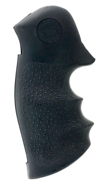 Picture of Hogue Monogrip Black Rubber With Finger Grooves For S&W K, L Frame With Square Butt 