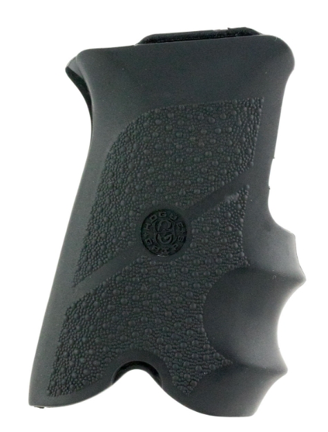 Picture of Hogue Rubber Grip Black Rubber With Finger Grooves For Ruger P85, P91 