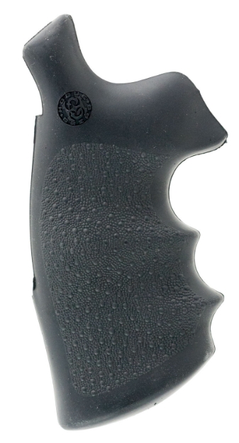 Picture of Hogue Conversion Monogrip Black Rubber With Finger Grooves For S&W N Frame With Round Butt 