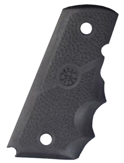 Picture of Hogue Rubber Grip Cobblestone Black With Finger Grooves For 1911 Officer 