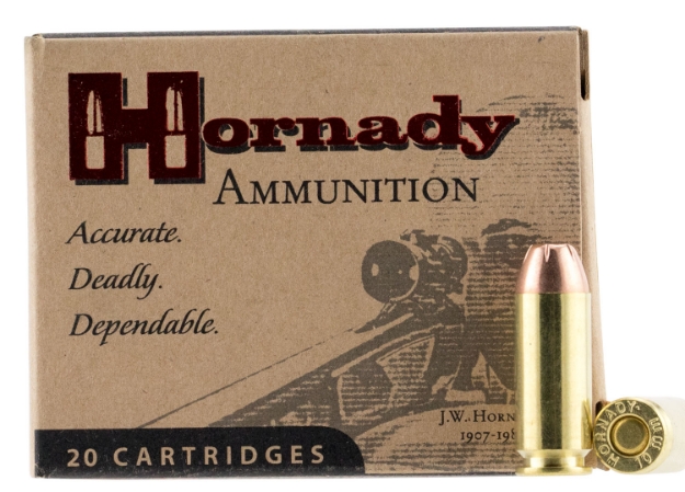 Picture of Hornady Custom Personal Defense 10Mm Auto 155 Gr Hornady Xtp Hollow Point (Xtphp) 20 Per Box/ 10 Cs 