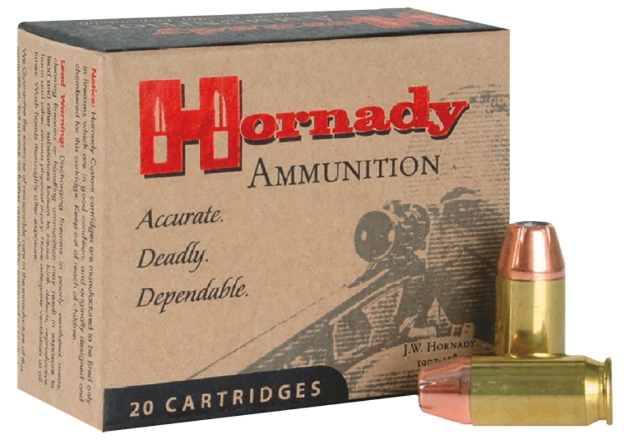 Picture of Hornady Custom Personal Defense 45 Acp 200 Gr Hornady Xtp Hollow Point (Xtphp) 20 Per Box/ 10 Cs 