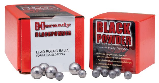 Picture of Hornady Lead Balls Black Powder 45 Cal Lead Ball 100 