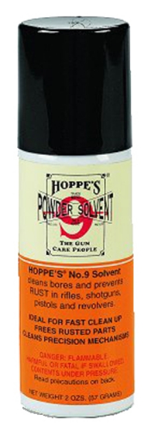 Picture of Hoppe's No. 9 Bore Cleaner Removes Carbon, Powder & Lead Fouling Child Proof Cap 2 Oz Aerosol Can 12 Per Pack 