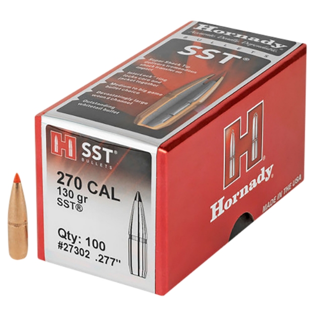 Picture of Hornady Sst Hunting 270 Cal .277 130 Gr Super Shock Tip (Sst) 