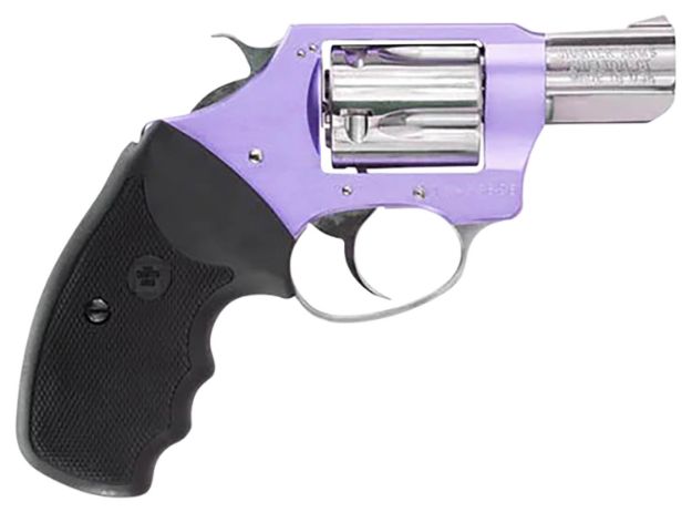 Picture of Charter Arms Undercover Lite Chic Lady 38 Special 5Rd Shot 2" High Polished Stainless Barrel, Lavender Aluminum Frame, Black Finger Grooved Rubber Grip 