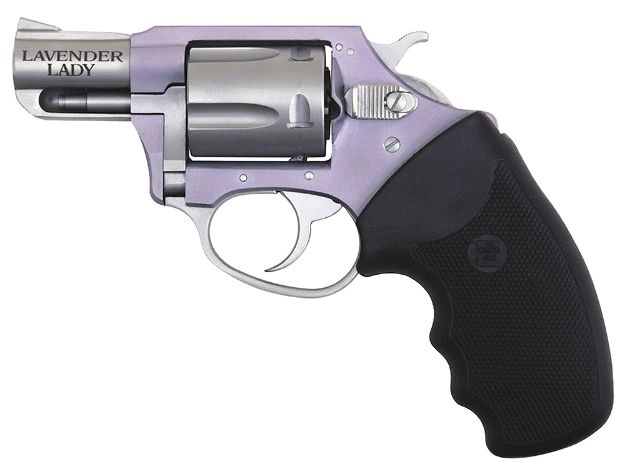 Picture of Charter Arms Undercover Lite Chic Lady 38 Special 5Rd Shot 2" High Polished Stainless Barrel, Lavender Aluminum Frame, Black Finger Grooved Rubber Grip Includes Crimson Trace Laser 