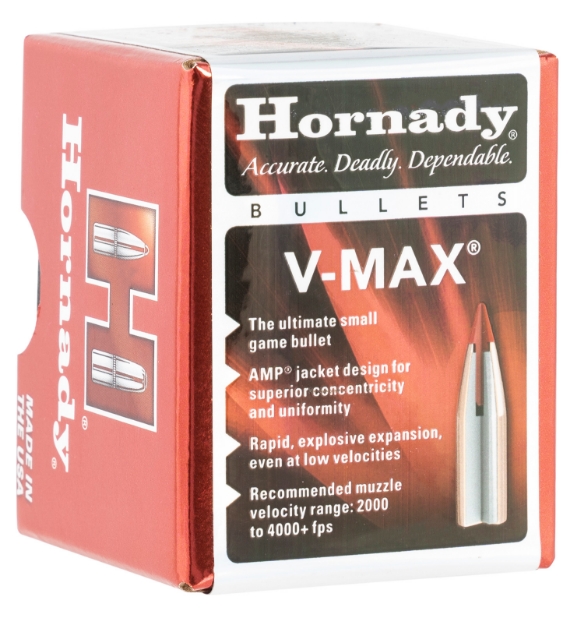 Picture of Hornady V-Max Varmint 17 Cal .172 20 Gr V-Max 