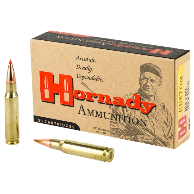 Picture of Hornady Custom Hunting 308 Win 150 Gr Super Shock Tip (Sst) 20 Per Box/ 10 Cs 