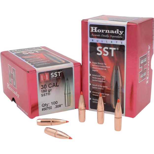 Picture of Hornady Sst Hunting 30 Cal .308 180 Gr Super Shock Tip (Sst) 