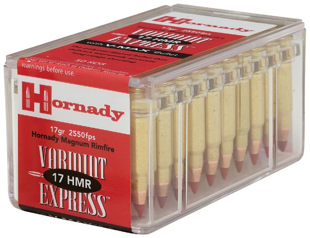 Picture of Hornady Varmint Express 17 Hmr 17 Gr 2550 Fps Hornady V-Max (Vmx) 50 Bx/40 Cs 