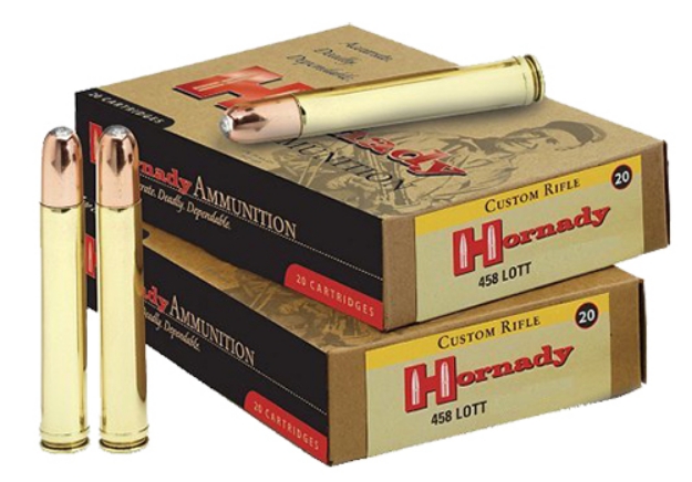 Picture of Hornady Dangerous Game Hunting 458 Lott 500 Gr Dangerous Game Solid (Dgs) 20 Per Box/ 6 Cs 