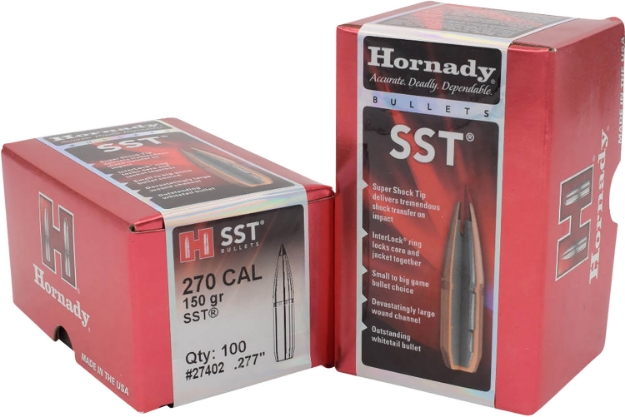 Picture of Hornady Sst Hunting 270 Win .277 150 Gr Super Shock Tip (Sst) 