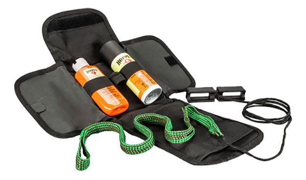 Picture of Hoppe's Boresnake Soft Sided Cleaning Kit 357 / 380 Cal / 9Mm Pistol (Clam Package) 