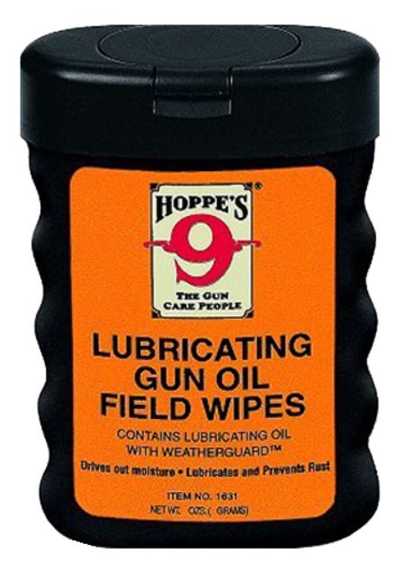 Picture of Hoppe's Lubricating Gun Oil Field Wipes Pre-Moistened With Hoppe's No. 9 Oil 3" X 5" 50 Count 