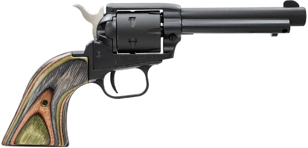 Picture of Heritage Mfg Rough Rider 22 Lr 22 Wmr 6 Shot 4.75" Black Satin Barrel, Cylinder & Frame, Camo Laminate Grips 