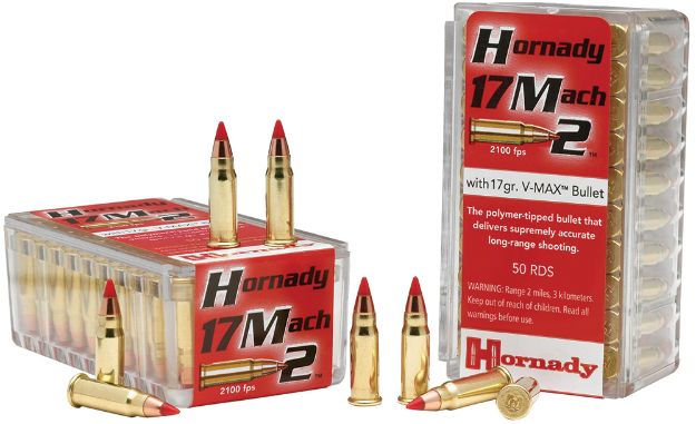 Picture of Hornady Varmint Express Rimfire 17 Hm2 17 Gr Hornady V-Max (Vmx) 50 Per Box/ 100 Cs 