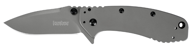 Picture of Kershaw Cryo Ii 3.25" Folding Drop Point Plain Ticn 8Cr13mov Ss Blade Gray Ticn Stainless Steel Handle Includes Pocket Clip 