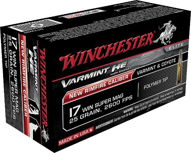 Picture of Winchester Ammo Varmint Hv 17 Wsm 20 Gr Polymer Tip 50 Bx/10 Cs 