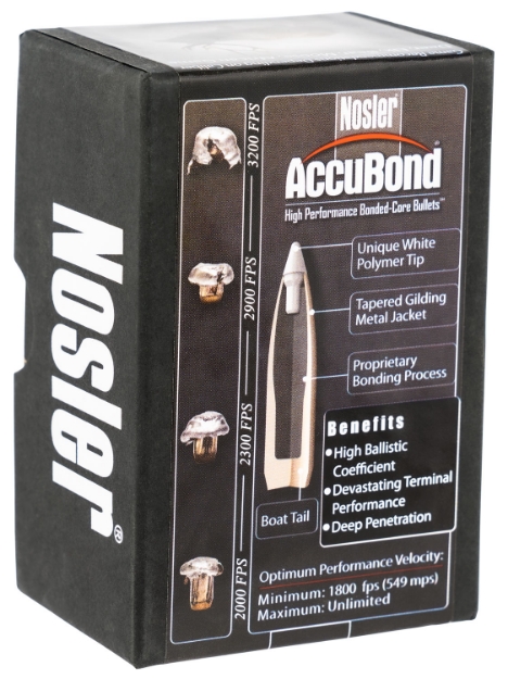 Picture of Nosler Accubond Hunting 30 Cal .308 125 Gr Spitzer Point 50 Per Box 