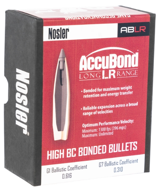 Picture of Nosler Accubond Long Range 7Mm .284 168 Gr Spitzer Point 100 Per Box 