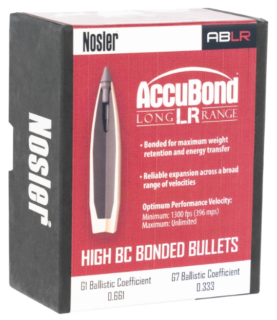 Picture of Nosler Accubond Long Range 30 Cal .308 210 Gr Spitzer Point 100 Per Box 