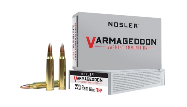 Picture of Nosler Varmageddon Varmint 223 Rem 62 Gr Flat Base Hollow Point (Fbhp) 20 Per Box/ 20 Cs 