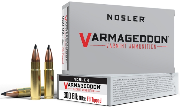 Picture of Nosler Varmageddon Varmint 300 Blackout 110 Gr Flat Base Tipped (Fbt) 20 Per Box/ 20 Cs 