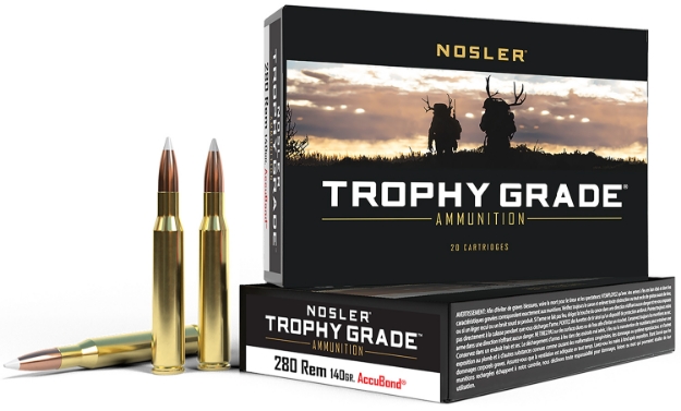 Picture of Nosler Trophy Grade Hunting 280 Rem 140 Gr Nosler Accubond 20 Per Box/ 10 Cs 