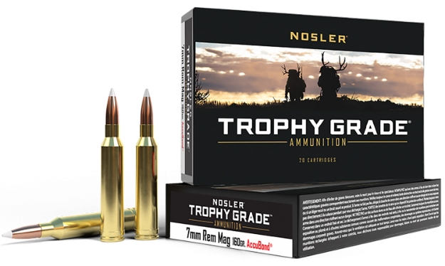 Picture of Nosler Trophy Grade Hunting 7Mm Rem Mag 160 Gr Nosler Accubond 20 Per Box/ 10 Cs 