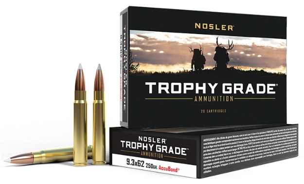 Picture of Nosler Trophy Grade Hunting 9.3Mmx62 Mauser 250 Gr Nosler Accubond 20 Per Box/ 10 Cs 