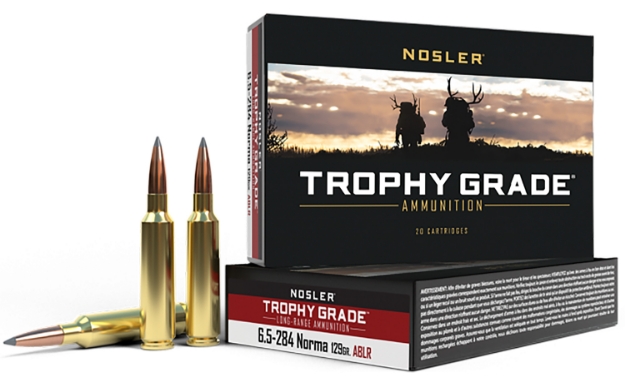 Picture of Nosler Trophy Grade Long Range 6.5X284 Norma 129 Gr Nosler Spitzer Accubond-Long Range (Sablr) 20 Per Box/ 10 Cs 