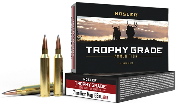 Picture of Nosler Trophy Grade Long-Range Hunting 7Mm Rem Mag 168 Gr Nosler Spitzer Accubond-Long Range (Sablr) 20 Per Box/ 10 Cs 