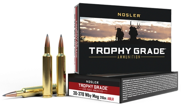 Picture of Nosler Trophy Grade Long-Range Hunting 30-378 Wthby Mag 210 Gr Nosler Spitzer Accubond-Long Range (Sablr) 20 Per Box/ 10 Cs 