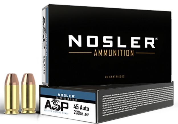 Picture of Nosler Assured Stopping Power Handgun 45 Acp 230 Gr Jacketed Hollow Point (Jhp) 50 Per Box/ 10 Cs 