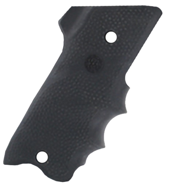 Picture of Hogue Rubber Grip Black With Finger Grooves & Right Hand Finger Rest For Ruger Mark Ii, Iii 