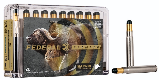 Picture of Federal Premium Safari Cape-Shok 370 Sako Mag 286 Gr Woodleigh Hydro Solid (Whcs) 20 Per Box/ 10 Cs 