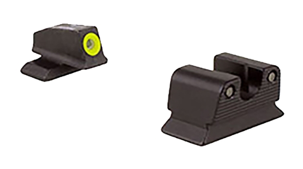 Picture of Trijicon Hd Night Sights- Beretta Px4 Black | Green Tritium Yellow Outline Front Sight Green Tritium Black Outline Rear Sight 