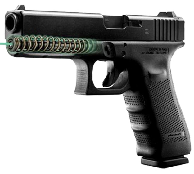 Picture of Lasermax Guide Rod Laser 5Mw Green Laser With 532Nm Wavelength, 20 Yds Day/300 Yds Night Range & Made Of Aluminum For Glock 17, 34 Gen4 