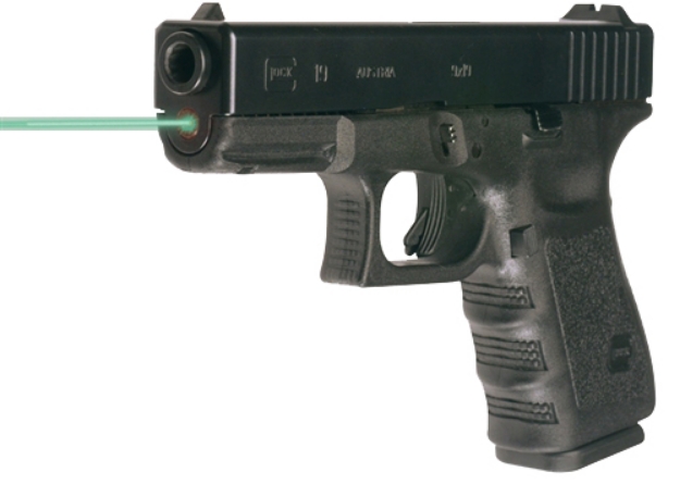 Picture of Lasermax Guide Rod Laser 5Mw Green Laser With 520Nm Wavelength, 20 Yds Day/300 Yds Night Range & Made Of Aluminum For Glock 19 Gen4 