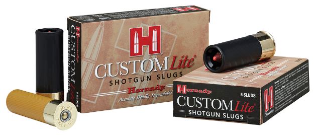 Picture of Hornady Custom Lite Hunting 20 Gauge 2.75" Ftx Slug Shot 5 Per Box/ 20 Cs 