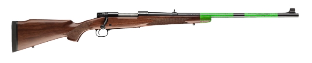 Picture of Winchester Repeating Arms Model 70 Alaskan 300 Win Mag Caliber With 3+1 Capacity, 25" Barrel, Brushed Polish Blued Metal Finish & Satin Walnut Monte Carlo Stock Right Hand (Full Size) 