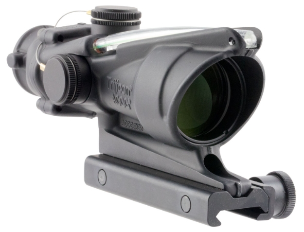 Picture of Trijicon Acog Black Hardcoat Anodized 4X32mm Illuminated Green Horseshoe .223/5.56 Bdc Reticle 