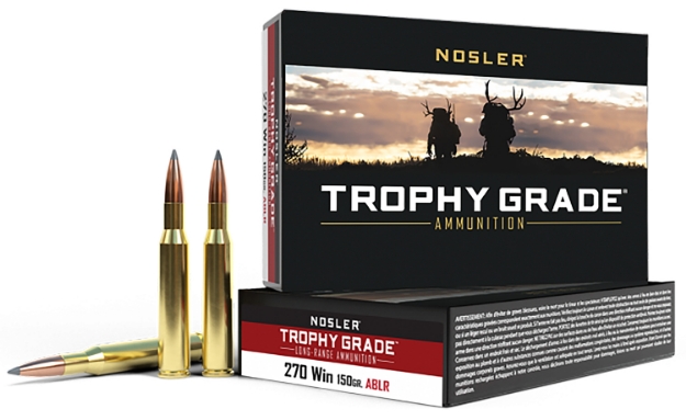 Picture of Nosler Trophy Grade Long-Range Hunting 270 Win 150 Gr Nosler Spitzer Accubond-Long Range (Sablr) 20 Per Box/ 10 Cs 